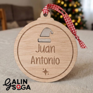 Adorno Bola Gorrito Santa